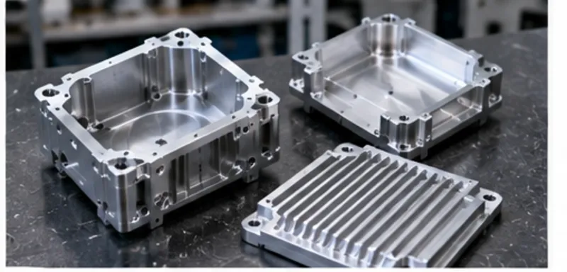 Complex features and cavities on a CNC machined aluminum housing