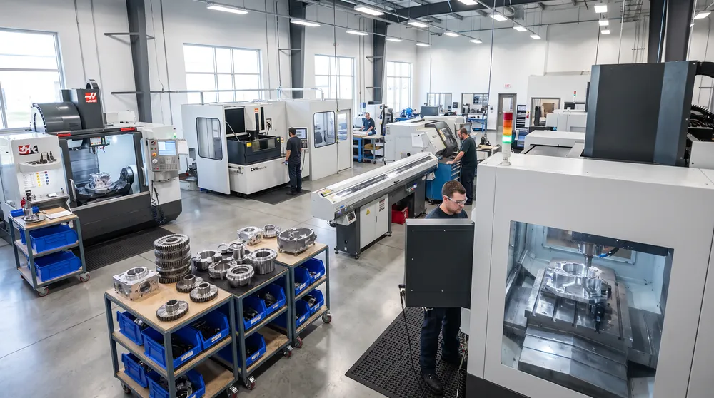 CNC machining capability for complex custom machined parts