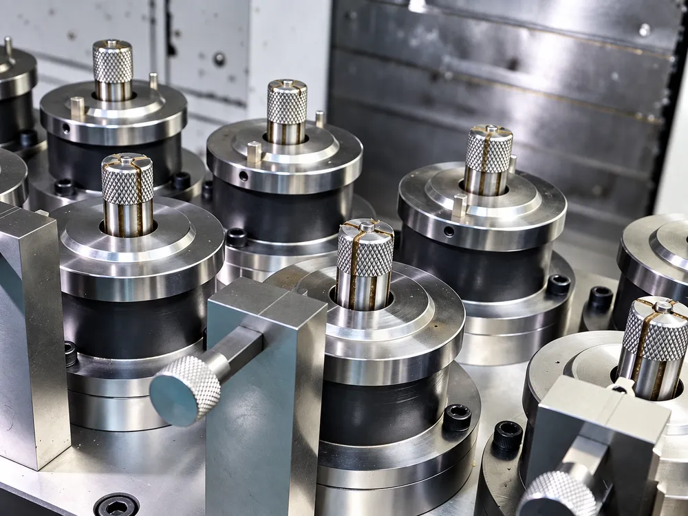 Custom CNC machined tooling fixtures and jig components