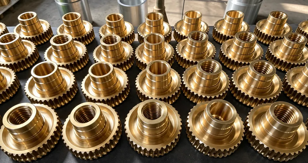 Precision CNC machined conductive components