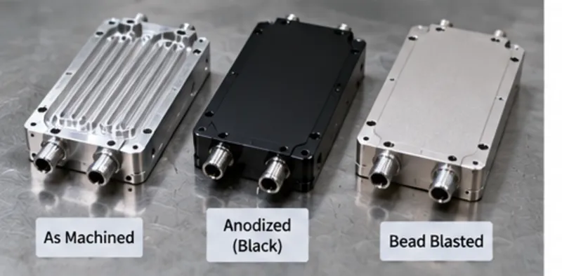 Surface finishing, anodizing and masking on CNC machined cold plates