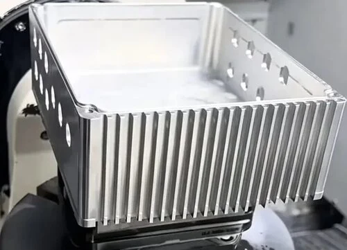 Anodized CNC machined aluminum enclosure and housing part