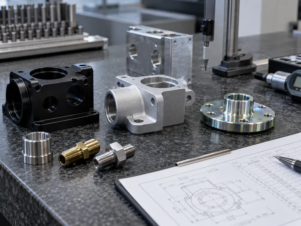 cnc-machining-materials-and-finished-parts