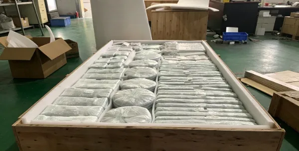 Protective export packaging for custom CNC machined parts