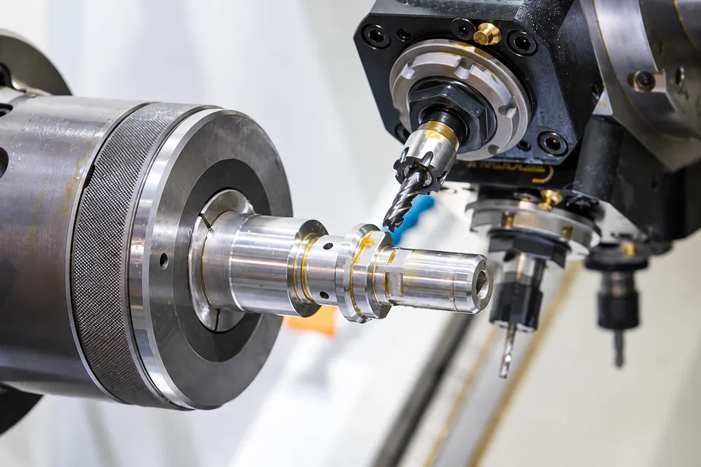 CNC lathe turning process