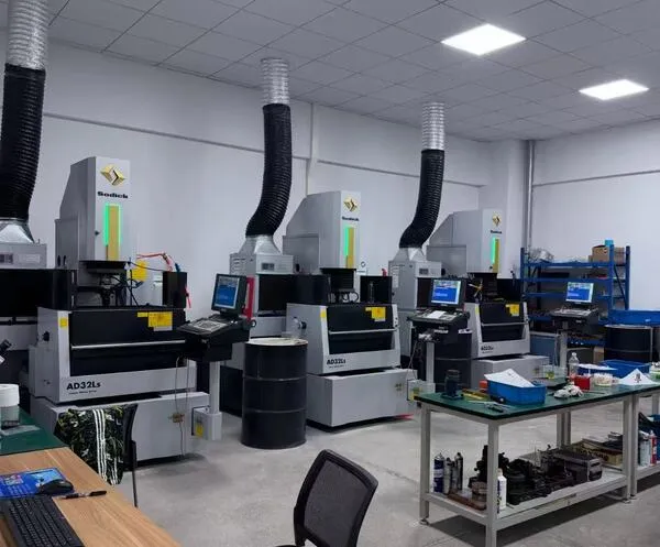 YCS EDM machining workshop with multiple precision EDM machines