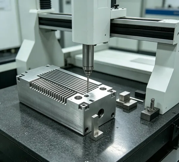 Dimensional inspection of a CNC machined liquid cold plate